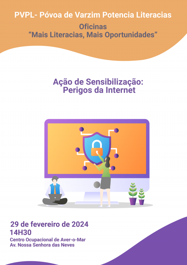 Ação de Sensibilização "Perigos da Internet" (Centro Ocupacional de Aver-o-Mar)