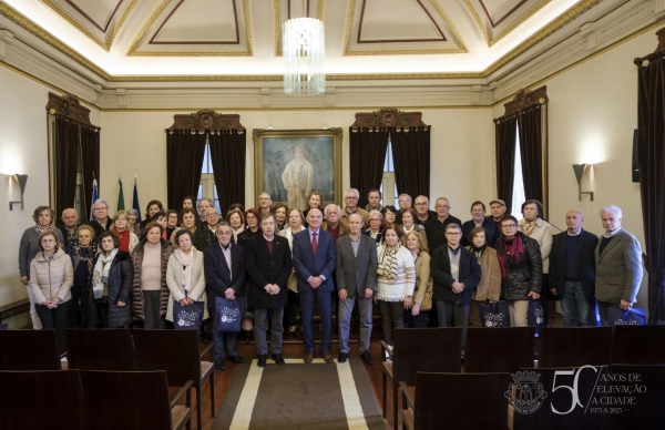 Universidade Sénior de Barcelos recebida no Paços do Concelho