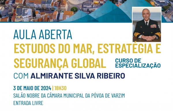 Aula aberta do Curso de Especialização em Estudos do Mar com Almirante Silva Ribeiro