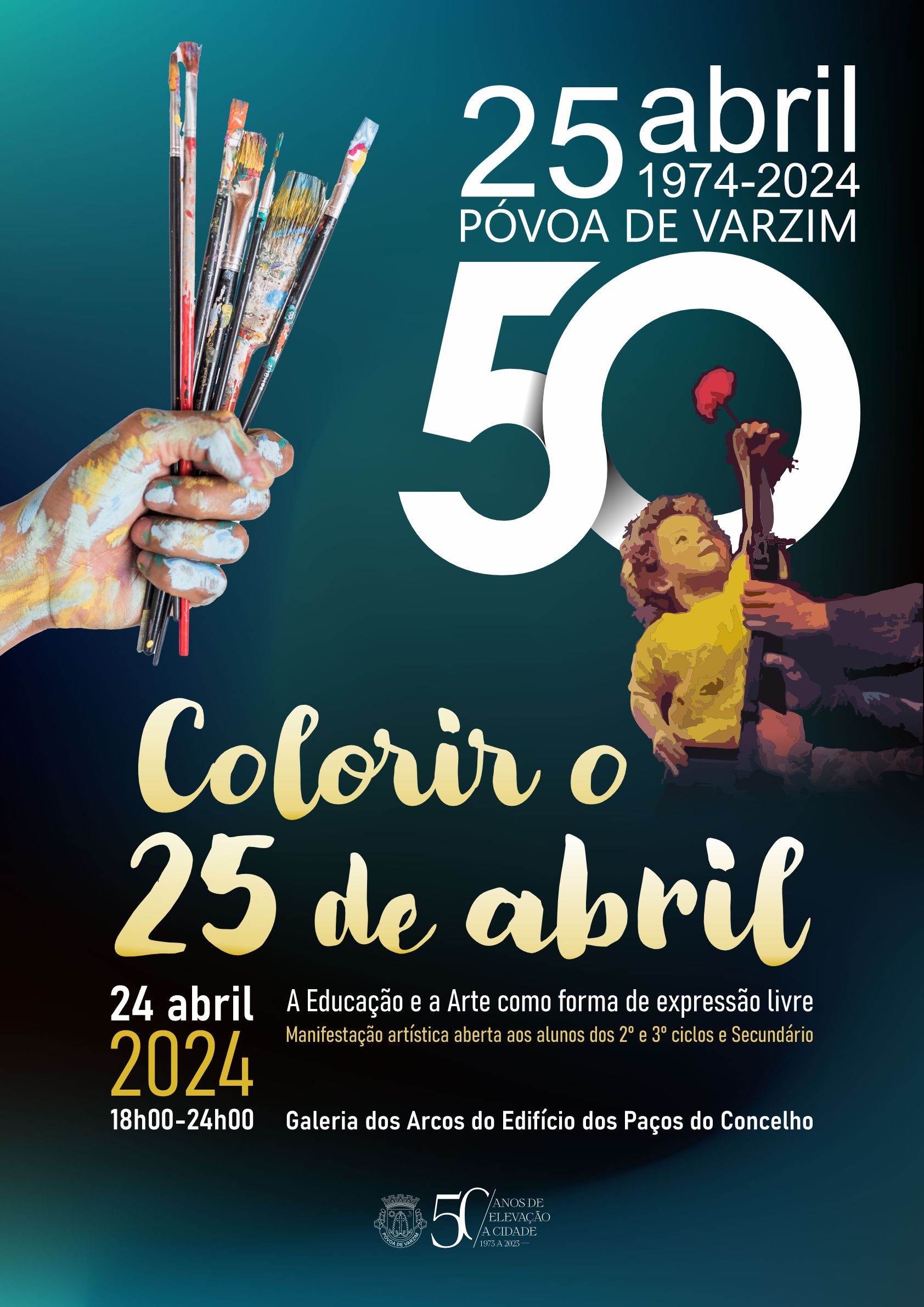 Colorir o 25 de Abril - C.M. da Póvoa de Varzim