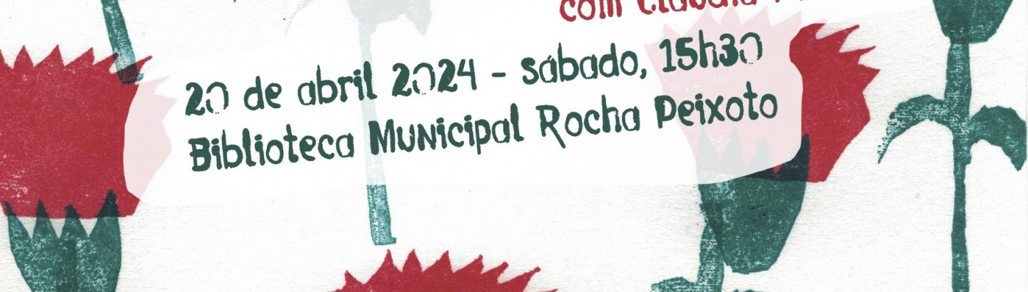 Cravos de Abril: oficina de carimbos artesanais