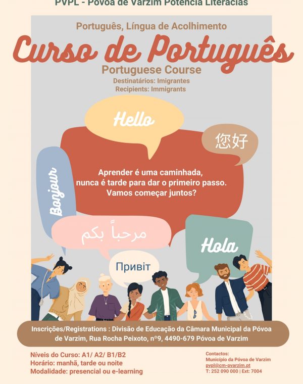 Curso de Português para imigrantes
