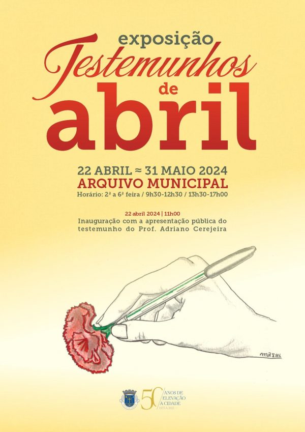 Exposição "Testemunhos de abril"