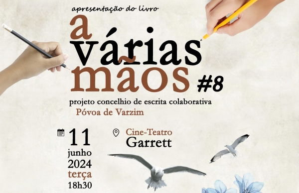 Apresentação do livro "A várias mãos #8"