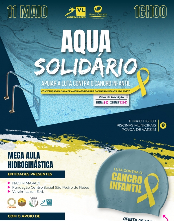 Aqua Solidário – Apoiar a Luta Contra o Cancro Infantil