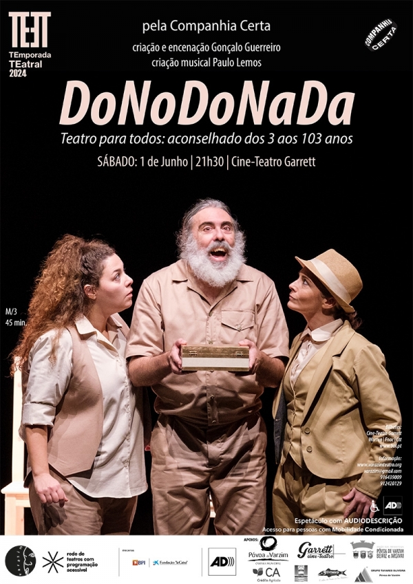 Espetáculo de teatro "DoNoDoNaDa"