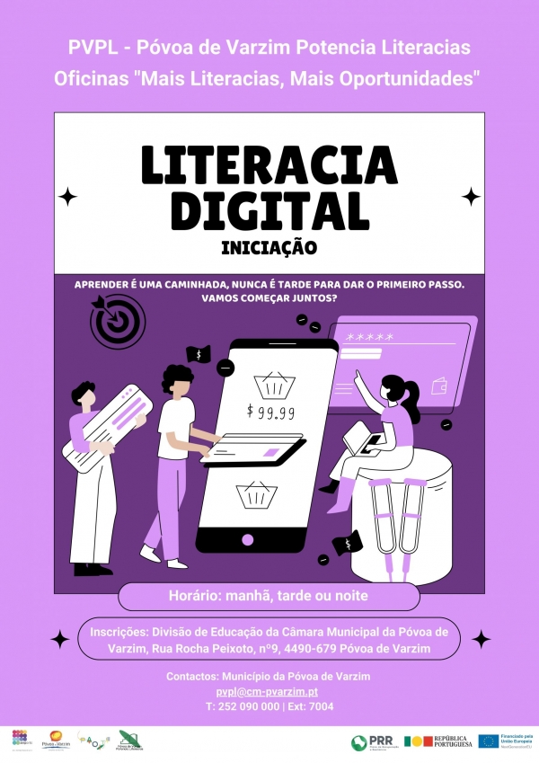 Literacia Digital: inscrições