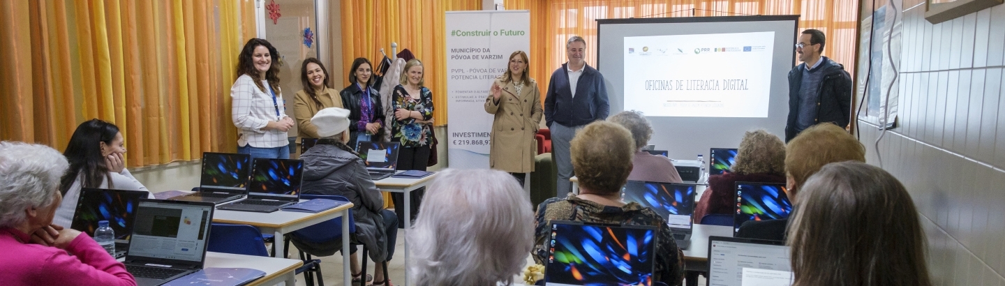 Literacia digital para todas as idades no concelho da Póvoa de Varzim