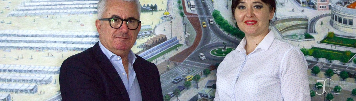 Póvoa de Varzim e Ucrânia de mãos dadas