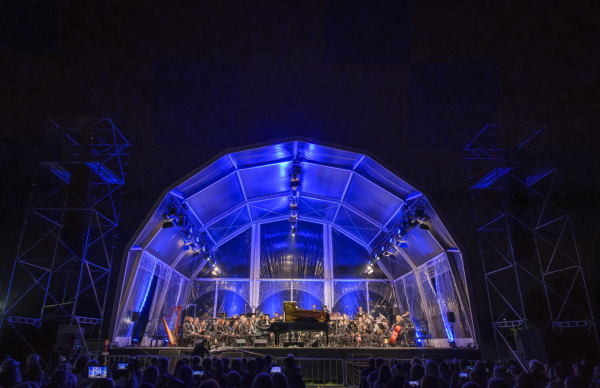 Fado e música clássica ecoaram no pulmão verde da cidade