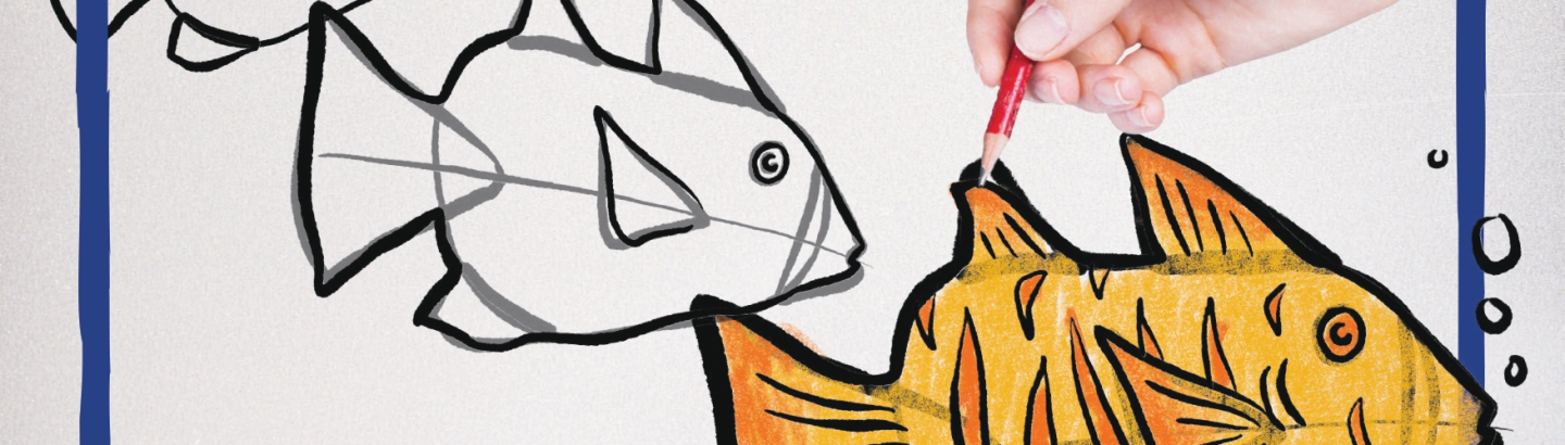 Oficina de expressão plástica "Contar Peixinhos"