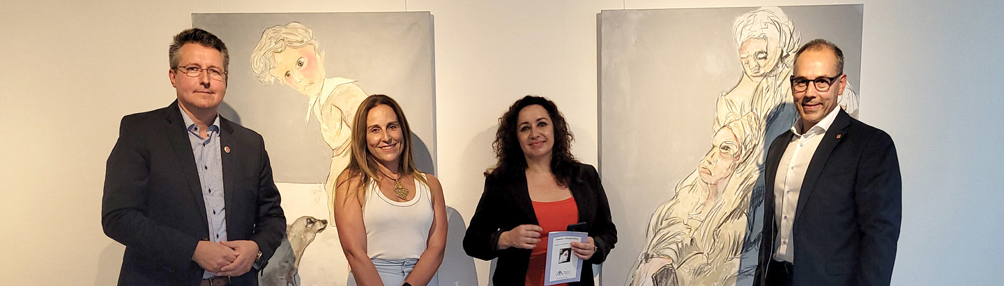 Artista poveira expõe em Eschborn fortalecendo laços de geminação