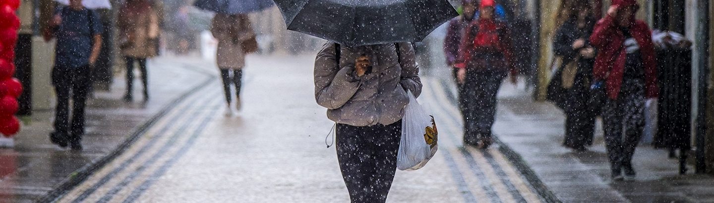 Aviso à população: precipitação intensa e ventos fortes