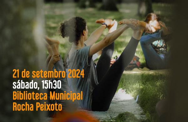 Biblioteca Municipal convida à prática de yoga