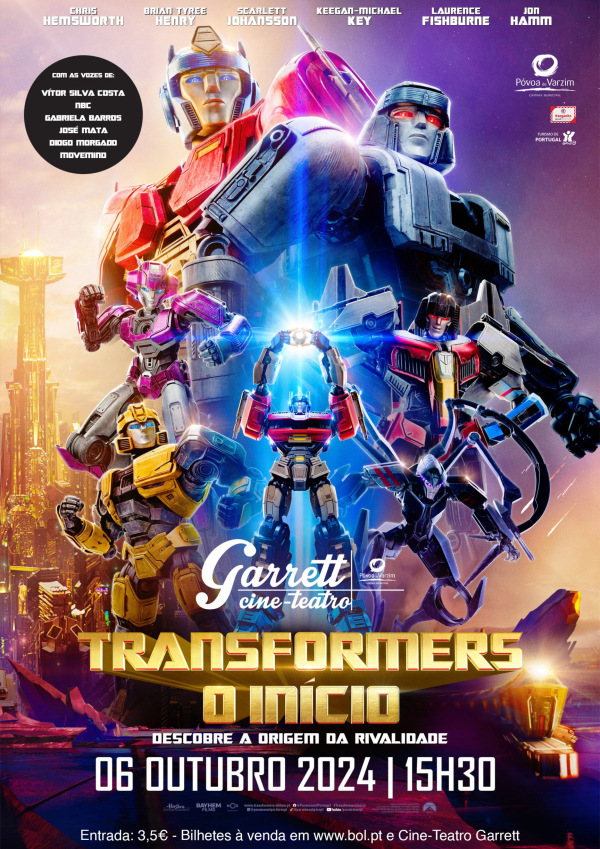Cinema "Transformers, o Início"