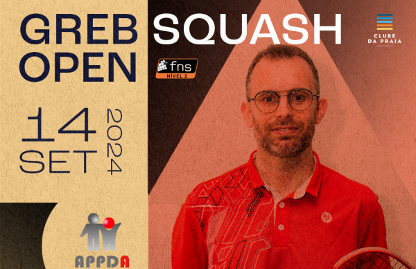 I GREBonfim Squash Open 2024: inscrições abertas!