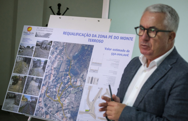 Presidente da Câmara anuncia investimentos em Terroso