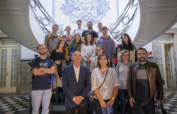 Alunos de Erasmus em visita aos Paços do Concelho