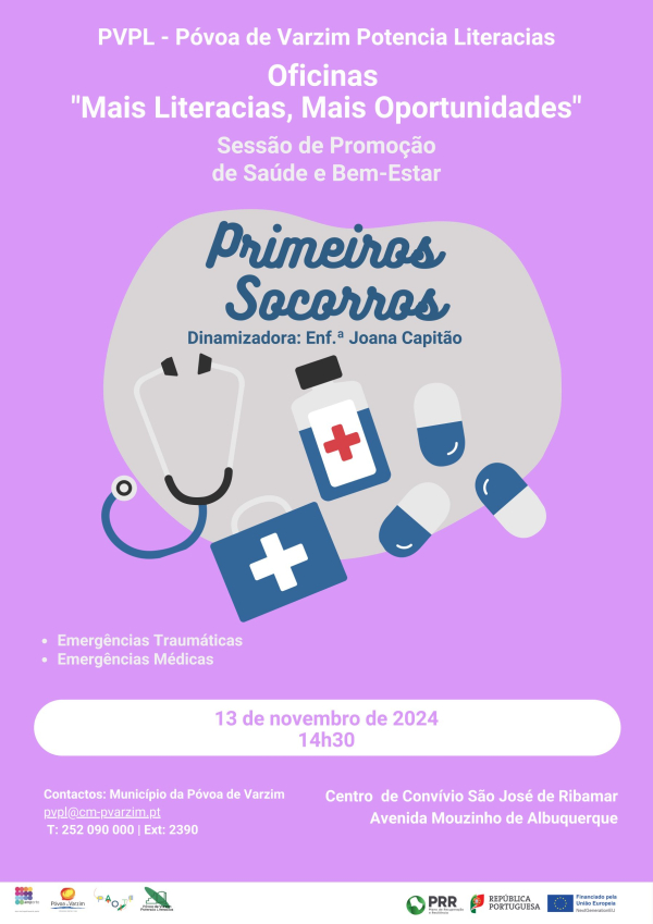 Sessão de Promoção de Saúde e Bem-Estar: "Primeiros Socorros"