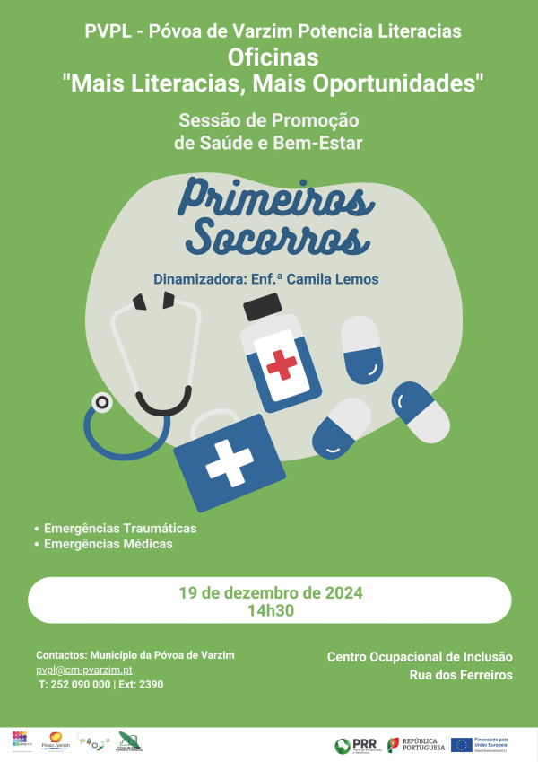 Sessão de Promoção de Saúde e Bem-Estar: "Primeiros Socorros"