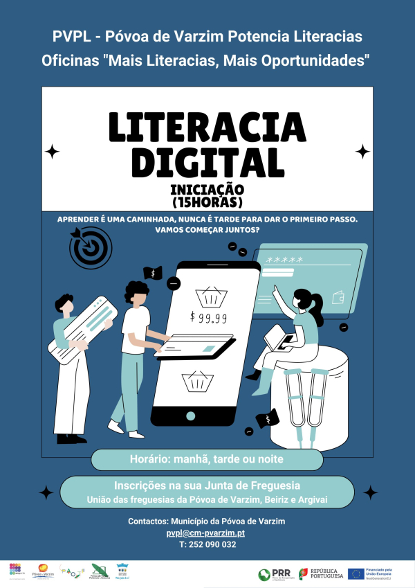 Oficinas: “Literacia Digital – Iniciação”