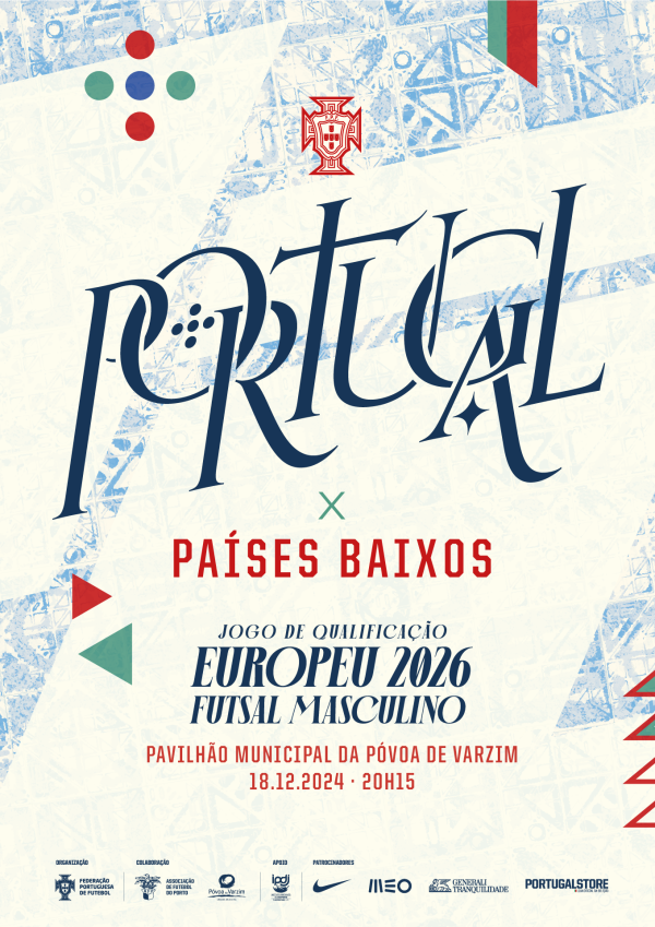 Portugal - Países Baixos: apuramento Campeonato da Europa de Futsal