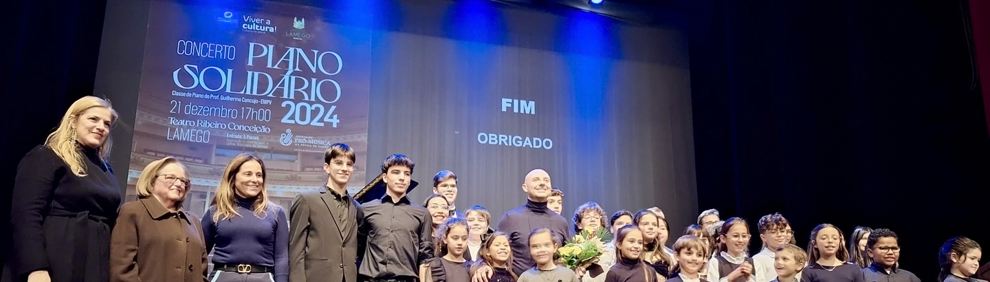 Concerto Piano Solidário leva talento poveiro a Lamego