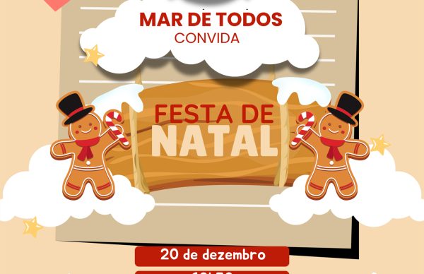 Festa de Natal do projeto "Mar de Todos"