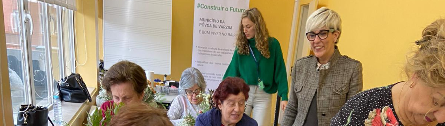 "É Bom Viver no Bairro" promove criação cultural, artística e artesanal na comunidade poveira