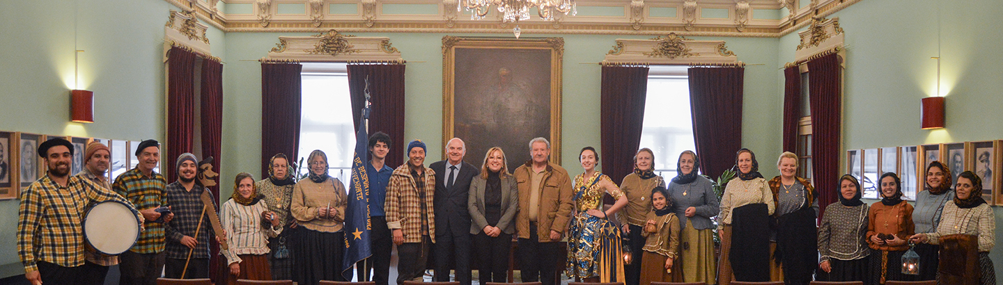 Juvenorte cantou as Janeiras nos Paços do Concelho