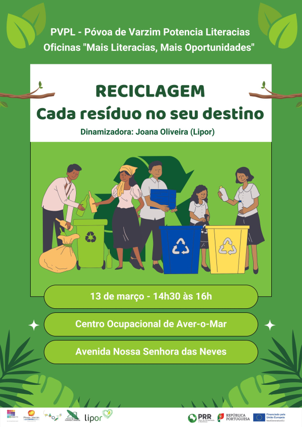 Sessão "Reciclar - Cada resíduo no seu destino”