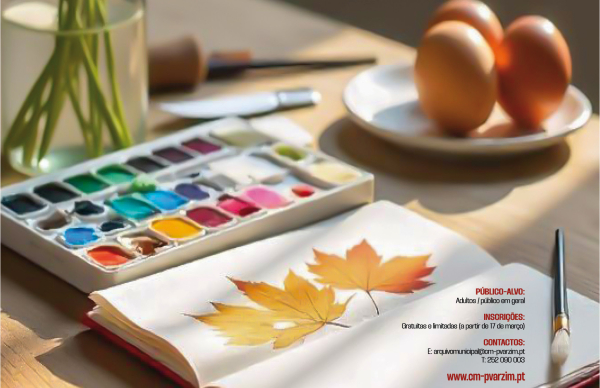 Workshop para criar uma “Mesa Pascal Colorida”, no Arquivo Municipal
