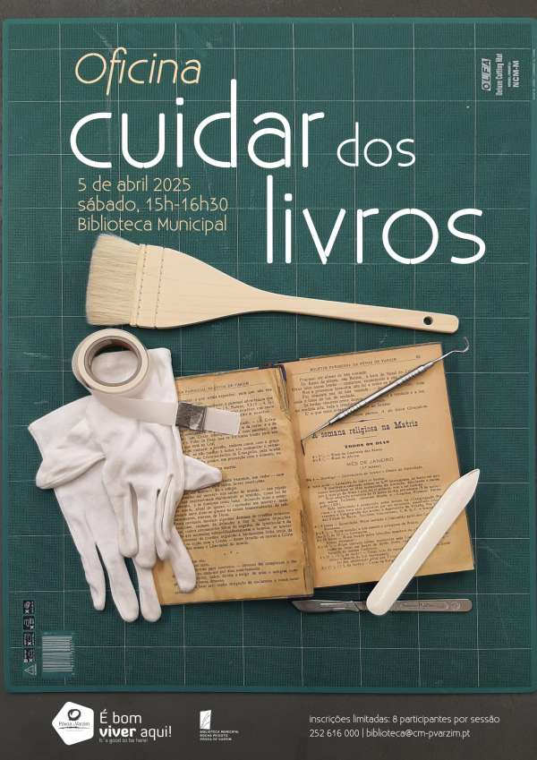 Oficina "Cuidar dos livros"