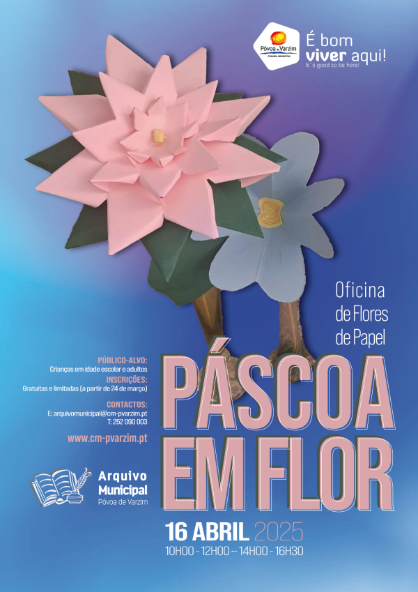Oficina de flores de papel “Páscoa em Flor”
