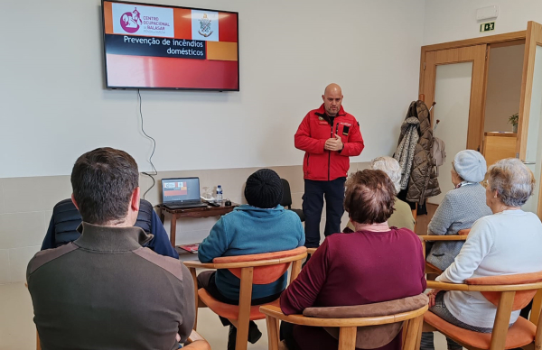 Sessão de sensibilização sobre Prevenção de Incêndios Domésticos no Centro Ocupacional de Balasar