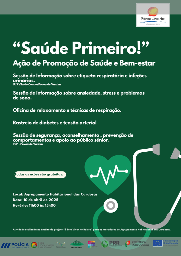 Ação "Saúde Primeiro!"