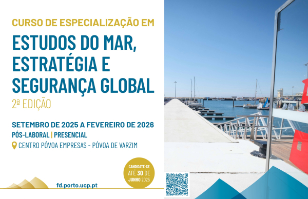 Curso de Especialização em Estudos do Mar com inscrições abertas até 30 de junho