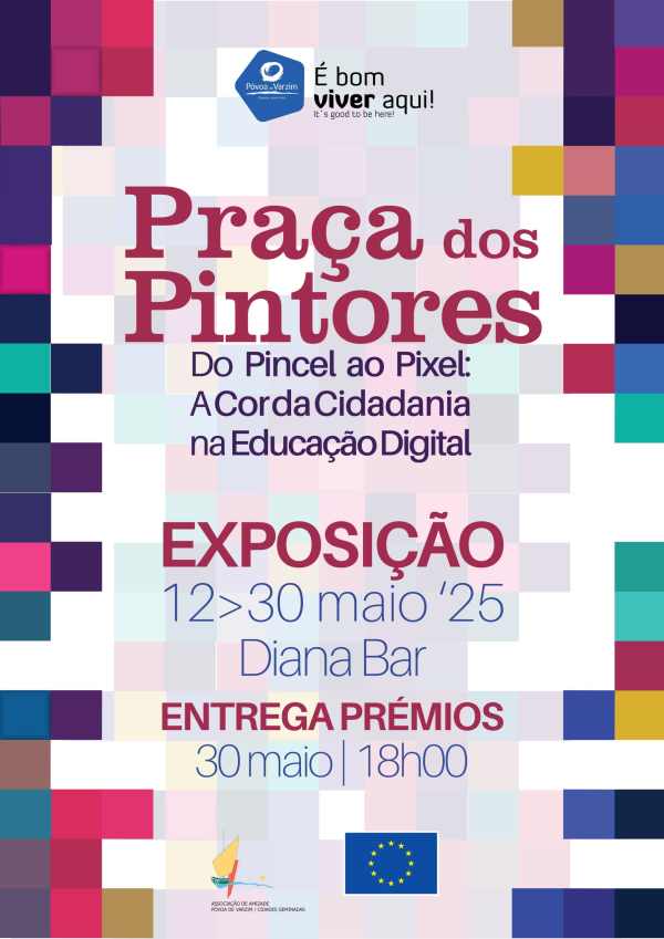 Exposição de trabalhos Praça dos Pintores
