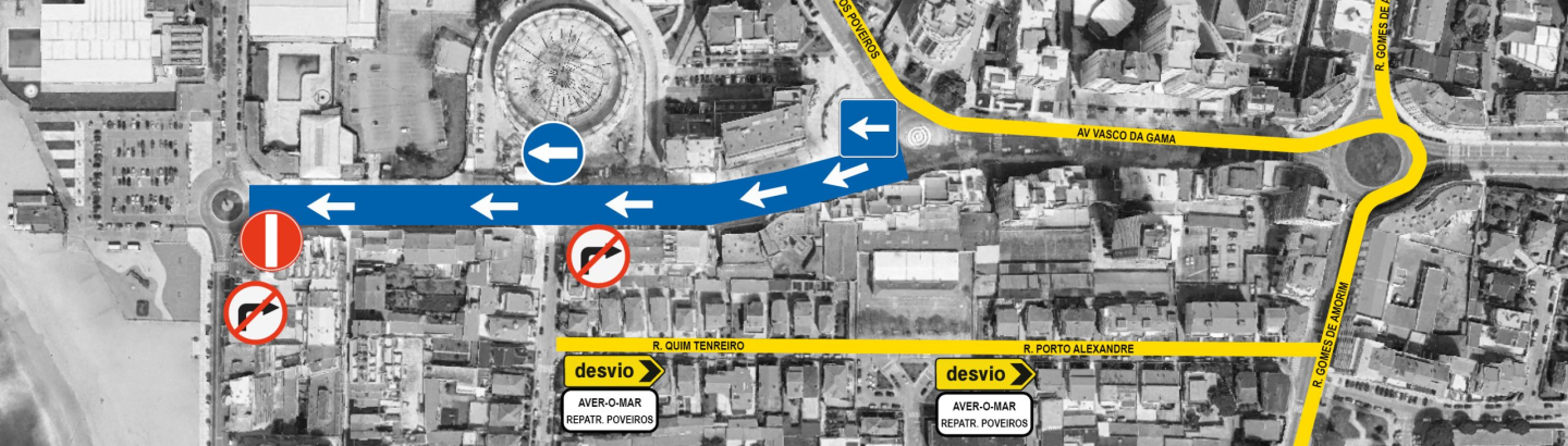 Intervenção na Avenida Vasco da Gama: condicionamentos de trânsito