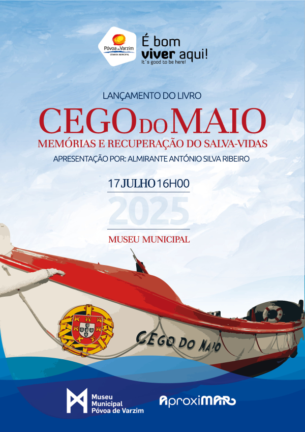 Lançamento do livro “Cego do Maio – Memória e recuperação do salva-vidas”