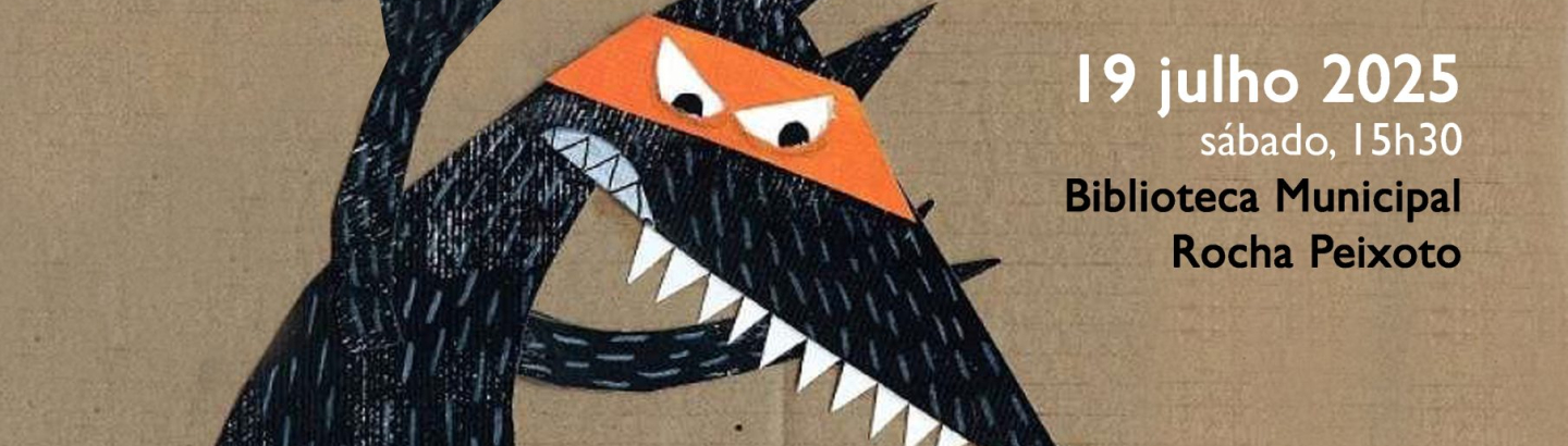 "Entra na caixa" com o Lobo Mau na Biblioteca Municipal