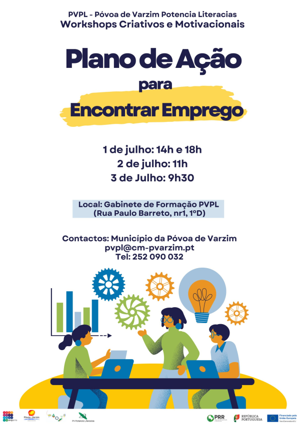 Workshop Plano de Ação para Encontrar Emprego