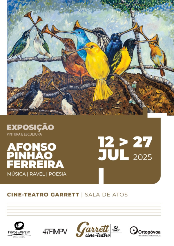 Exposição de pintura e escultura de Afonso Pinhão Ferreira