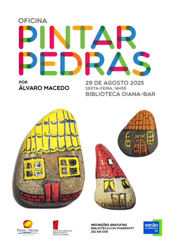 Oficina “Pintar pedras”
