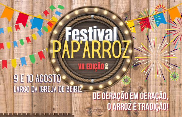 VII Festival Pap'Arroz regressa a Beiriz