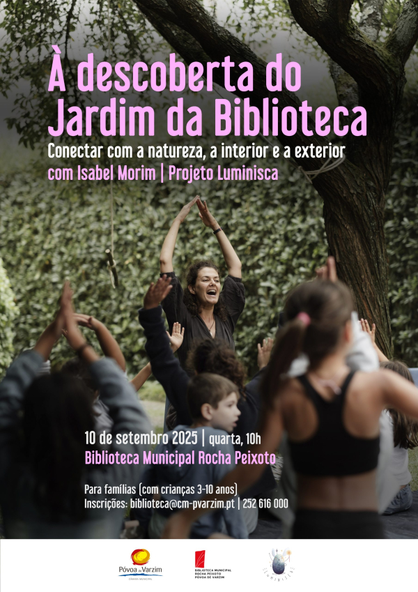 À descoberta do Jardim da Biblioteca