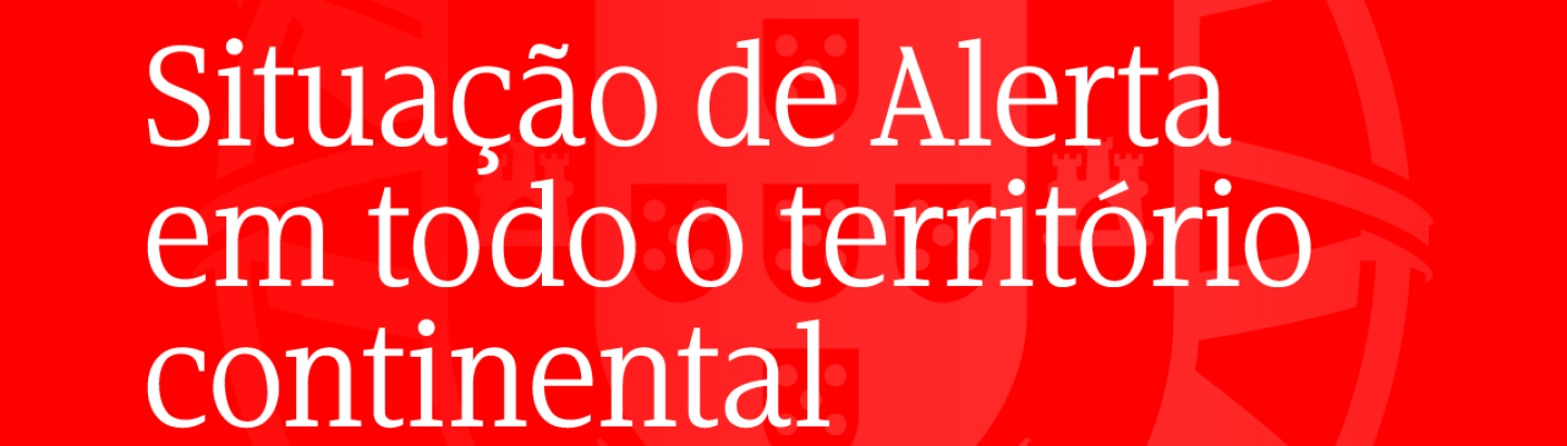 Aviso: Prorrogação da Situação de Alerta até 15 de agosto