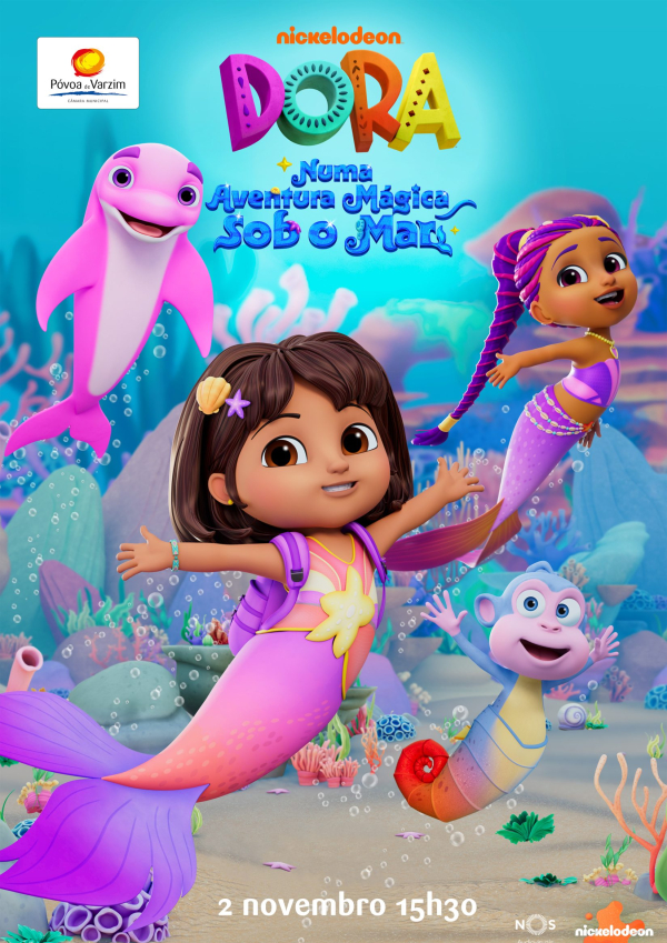 Cinema "Dora: numa aventura mágica sob o mar"