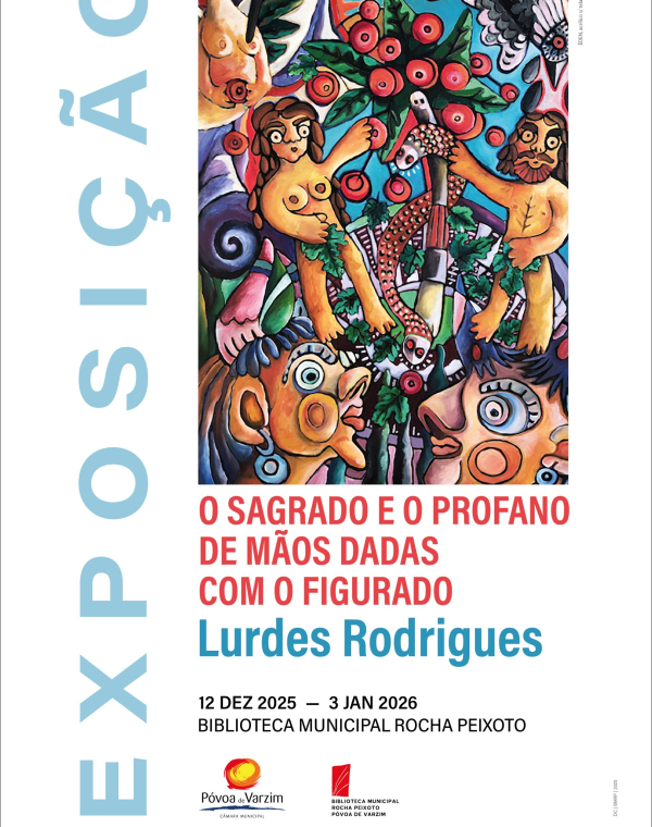 Exposição  “O sagrado e o profano de mãos dadas com o figurado”