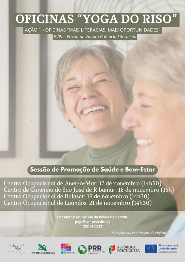 Oficinas de Promoção de Saúde e Bem-Estar: Yoga do Riso